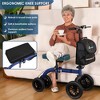 JUJABU All-Terrain Collapsible Knee Walker for Adults with Basket and Dual Brakes, Crutch Alternative for Foot, Leg & Ankle Injuries - 3 of 4
