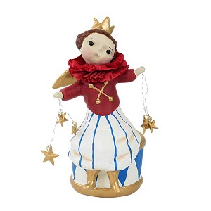 Dee Harvey 7.0 Inch Little Libby Patriotic Figurine Stars And Stripes Drum Figurines - 1 of 3