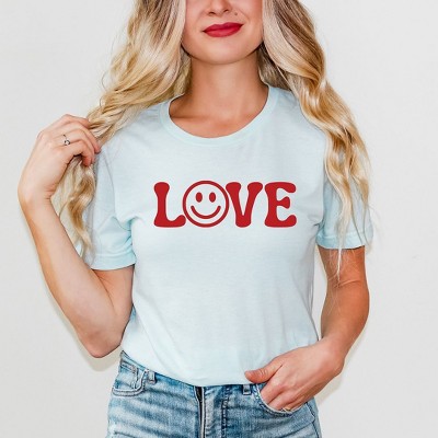 Simply Sage Market Women's Love Smile Short Sleeve Graphic Tee