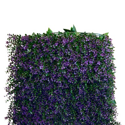 Set of 4 Decor Artificial Lavender Panel - Greensmart