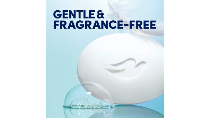Dove Beauty Sensitive Skin Unscented Beauty Bar Soap - 4pk - 3.75oz each, 2 of 11, play video