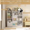 44" Kids Bookshelf Storage，Toy Organizer with Movable Drawers，Floor Storage Chest, Kids Reading Nook for Playroom Classroom - 4 of 4