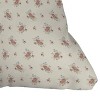 Deny Designs Evanjelina and Co Vintage French Flower Cream Square Indoor Throw Pillow - 3 of 4