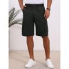 INSPIRE CHIC Men's Multi-Pockets Cotton Casual Camping Fishing Cargo Shorts - 2 of 4