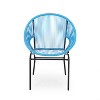 PAGED Patio Dining Chairs Set of 2 Minimalist Style Patio Chairs with Clean and Precise Lines for Backyard, Patio - 2 of 4