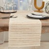 Saro Lifestyle Be Weave Me Natural Table Runner, 14"x72", Beige - 4 of 4