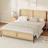 Acekool Rattan Bed Frame - Boho Full Size with Storage - 3 of 4