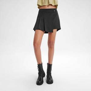 Women's High-Rise Pleated Wrap Mini Skort - Wild Fable™ - 1 of 4