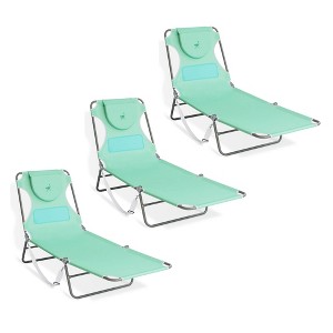 Ostrich Comfort Lounger Face Down Sunbathing Chaise Lounge Beach Chair - 1 of 4