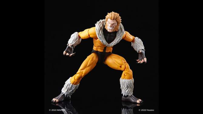 Marvel Legends Series Sabretooth Action Figure, 2 of 9, play video