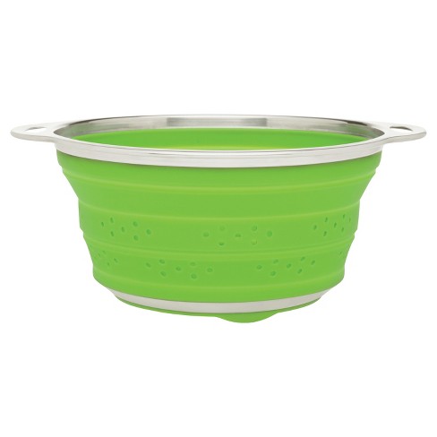 Lekue Collapsible Colander Green