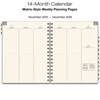 ESSENTIAL 2026 Monthly & Weekly Planner, 8.5"x11": 14 Months (Nov 2025-Dec 2026), Professional, Simple, Easy-to-Use Design and Poly Cover(Frosted) - 3 of 4