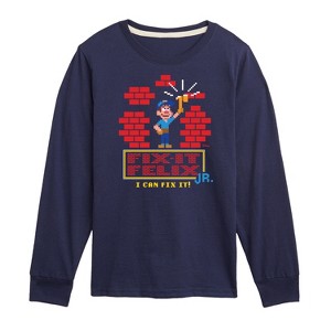 Boys' - Disney - I Can Fix It Felix Long Sleeve Graphic T-Shirt - 1 of 3