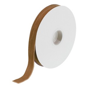 Unique Bargains Soft Single Face Spool Silky Velvet Ribbon for DIY Gift Wrapping - 1 of 3