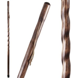Brazos - Brazos 55 Twisted Oak Trekker Walking Stick, Brown - 1 of 1