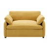 NicBex Oversized Chenille Deep Seat Single Sofa with Back Cushion & Pillows,Color Blocking Futon Couch for Living Room,Bedroom - 2 of 4