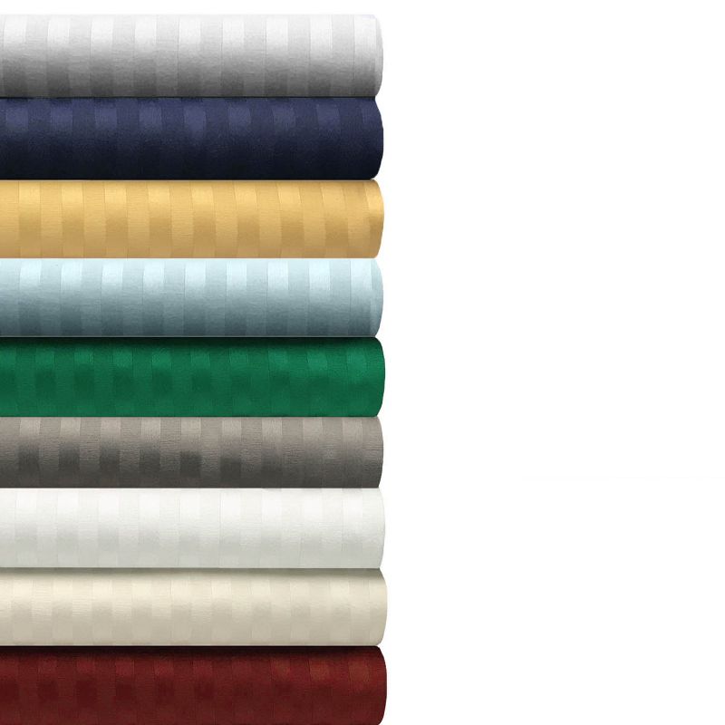 100% Premium Cotton 300 Thread Count 2 Piece Pillowcase Set by Blue Nile Mills, 5 of 6