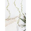 Perfect Holiday Green Leaf Vine Fairy Light Curtain 96 LED - 4 of 4