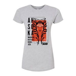 Women's - Star Wars - Ahsoka Collage Fitted Graphic T-Shirt - 1 of 2