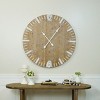 VIP Wood 31.5 in. Brown Aged Wall Clock - 3 of 4