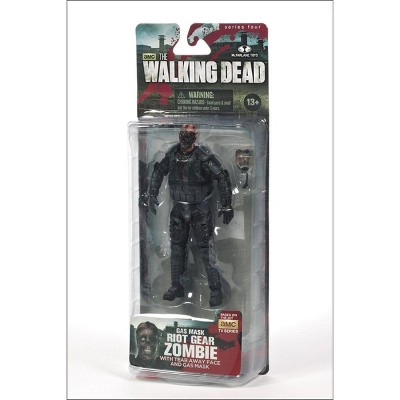Mcfarlane Toys The Walking Dead TV Series 4 5" Action Figure: Riot Gear Gas Mask Zombie