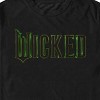 Wicked Men's Movie Glittery Wicked Logo Adult Short Sleeve T-Shirt - 2 of 4