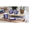 Blue Rose Polish Pottery 1178 Zaklady Large Spoon Rest - 4 of 4
