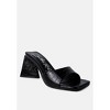 Trinity Triangle Croc Pattern Block Heel Sandals - image 2 of 4