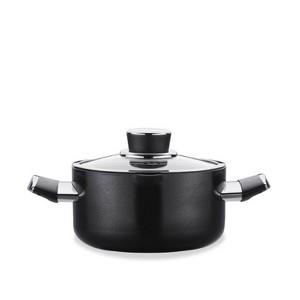 Korkmaz Lena Ceramic Low Dutch Oven with Glass Lid, High-Performance Cookware - 1 of 4