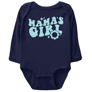 The Juniper Shop Mama's Girl Flower Long Sleeve Bodysuit - 1 of 4