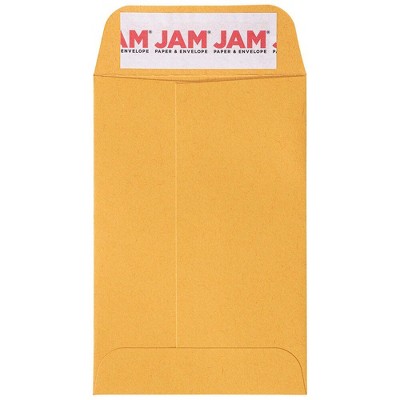 Jam Paper Brown Kraft Manilla #4 - 3 X 4 1/2 Envelopes - 100 Pk : Target