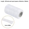 Unique Bargains Flat DIY Crafts Art Handmade Leather Sewing Waxed Threads - 2 of 3