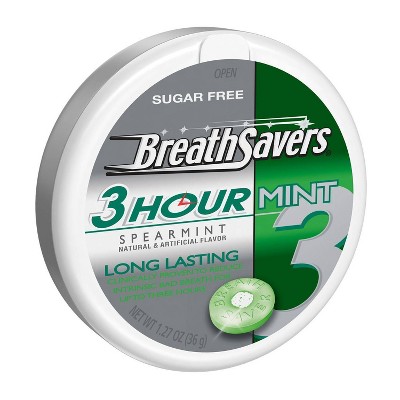 Breath Savers Spearmint 3 Hour Mint Candies - 1.27oz