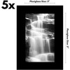 Americanflat 3x5 Picture Frame with Polished Plexiglass - Set of 5 - Galleria Collection, Gallery Wall Frame Set for Tabletop and Wall Display - Black - 2 of 4