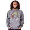 Dennis The Menace Winter Sleigh Ride Hoodie Sweatshirt Women Men Brisco Brands - 4 of 4