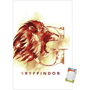 Trends International Harry Potter - Gryffindor House Logo Unframed Wall Poster Prints - 1 of 4