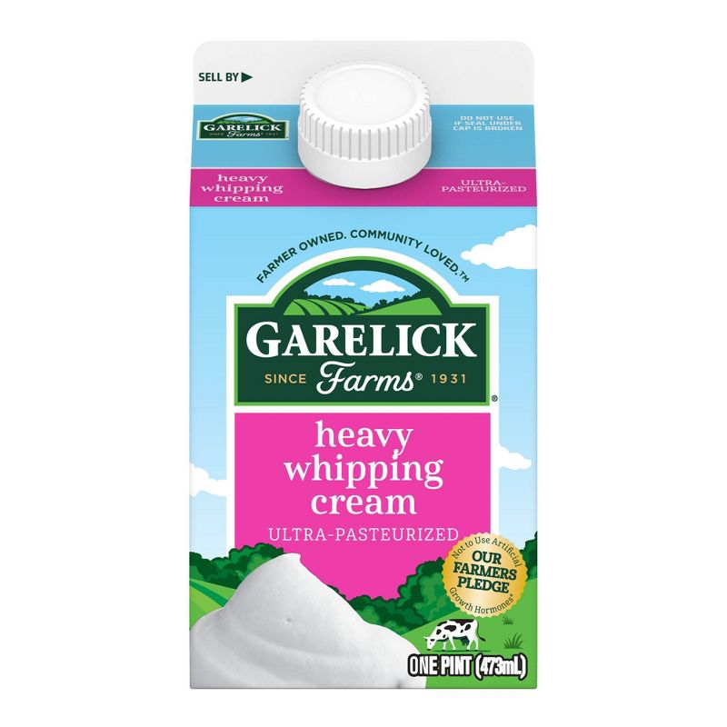 Garelick Farms DairyPure Heavy Whipping Cream - 16 fl oz (1pt), 1 of 9