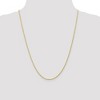 Black Bow Jewelry 1.3mm 10k Yellow Gold Diamond Cut Solid Rope Chain Necklace - 2 of 4