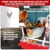 Nesting Boxes for Chickens, Metal Roll Out Laying Nest Box with Perch, Secure Lid Wall Mount or Free Standing - 3 of 4