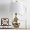 Elli Table Lamp (Set of 2) - 26 Inch Height - LIT4012 - Silver/Off-White - Safavieh - 2 of 4
