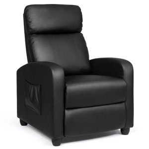 Costway Electric Modern  Massage Recliner Sofa Chair Lounge with Remote Control - 1 of 4