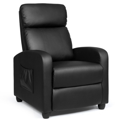 Recliner Chair Ergonomic Adjustable Single Fabric Sofa with