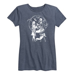 Women's - Nightmare Before Christmas - Jack Sally Zero Short Sleeve Graphic T-Shirt - 1 of 4