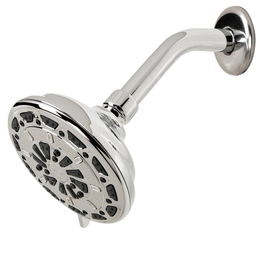 Photos - Shower System Three Position Fixed Showerhead Chrome - Waxman: EPA WaterSense Certified,