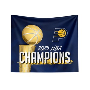 NBA Indiana Pacers 2025 Champs Banner Up Printed Wall Hanging - 1 of 4