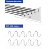 NSF Certified Stainless Steel Wall Shelf with 10 Hooks - 2 of 4