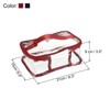 Unique Bargains PVC Zipper Waterproof Portable Travel Storage Makeup Bag 2 Pcs - 2 of 4