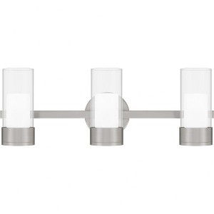 Quoizel Lighting Logan 1 - Light Vanity in  Brushed Nickel - 1 of 4