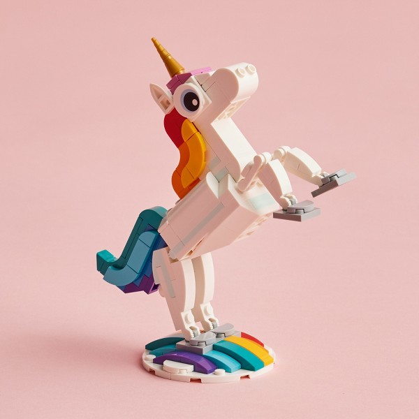 LEGO Creator 3 en 1 Unicornio Mágico Juguete de Animales Set de Juego 31140 6