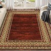 COZONY Washable Runner Rug for Kitchen Hallway Bathroom, Non-Slip Low Pile Neutral Carpet, Solid Border Laundry Room & Entryway Rug - 2 of 4